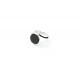 Anello in argento con onice nero tondo